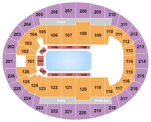 SNHU Arena Disney On Ice Seating Chart